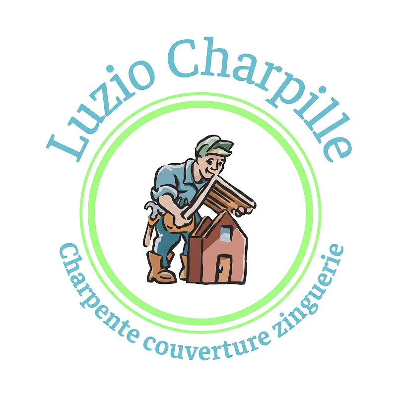 Logo circulaire d'entreprise artisanale